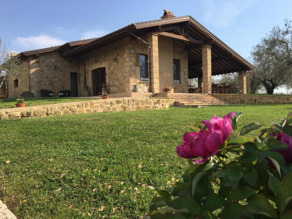 Agriturismo Eco-Bio Villa Vacasio Pitigliano Bagian luar foto